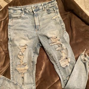 American eagle curvy super high rise jeggings